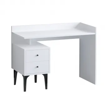 Birou de studiu, Dow - Dec0088, Alb, 100 x 80 x 45 cm