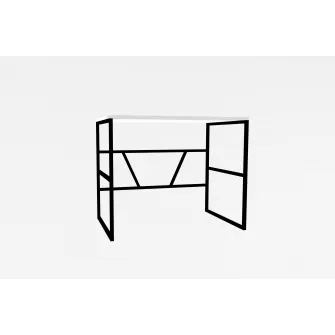 Birou de studiu, Monea, Alb, 90 x 60 x 74 cm