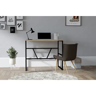 Birou de studiu, Monea, Stejar safir, 90 x 60 x 74 cm