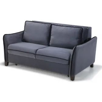 Canapea extensibila Modella Levon No, dimensiuni 164x112x90 cm, suprafata dormit 140x190, culoare gri petrol