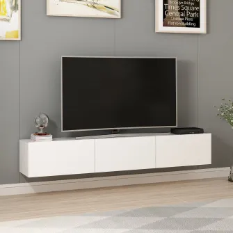 Comoda TV, Rigel - Alb, 180 x 30 x 32 cm