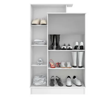Dulap multifunctional, Gupse, Alb, 90 x 140 x 30 cm