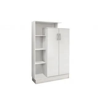 Dulap multifunctional, Gupse, Alb, 90 x 140 x 30 cm