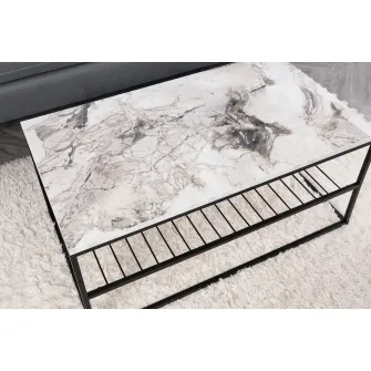 Masuta de cafea Asude - Alb 95 x 43 x 55 cm