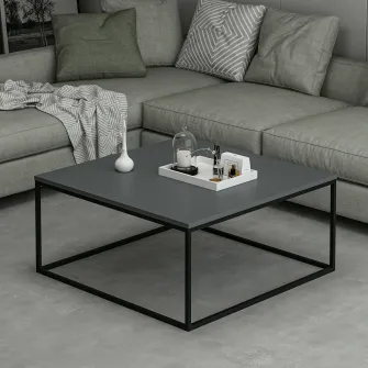 Masuta de cafea, Loni - Antracit, 90 x 42 x 90 cm