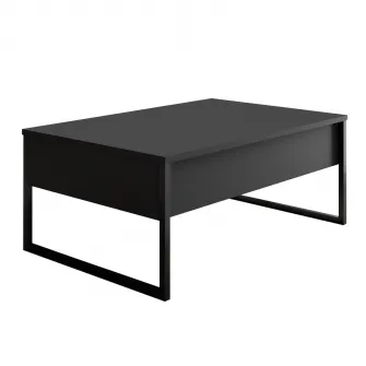 Masuta de cafea Lux - Antracit, Negru 90 x 40 x 60 cm