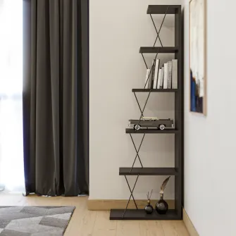 Raft de c?r?i Tlos - Antracit 50 x 150 x 22 cm