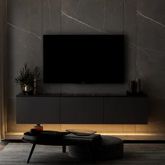 Suport TV Iluminat cu neon - antracit