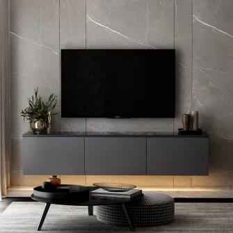 Suport TV Iluminat cu neon - antracit