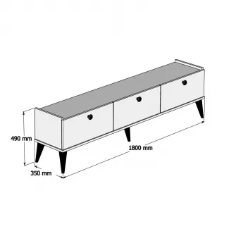 Suport TV Lidia 180 x 49 x 35 cm
