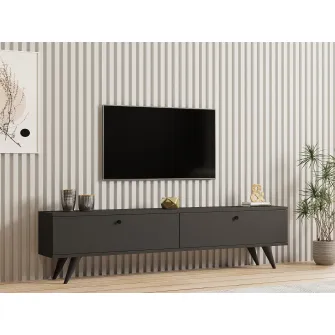 Suport TV, Paris, Antracit, 160 x 40 x 25 cm
