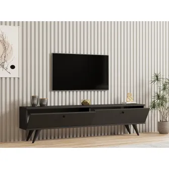 Suport TV, Paris, Antracit, 160 x 40 x 25 cm