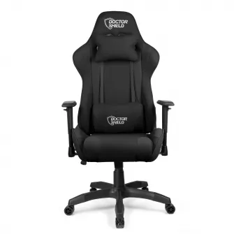 Scaun Gaming Profesional Dr.Shield Air Force, Cadru Metal, Material Textil - Negru
