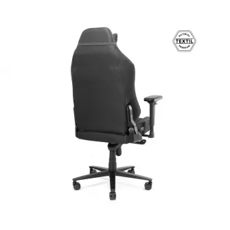 Scaun Gaming Profesional Dr.Shield Capsule Textil, King Size XXL, Rezistenta 200 KG - Negru