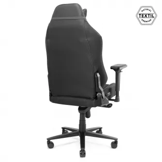 Scaun Gaming Profesional Dr.Shield Capsule Textil, King Size XXL, Rezistenta 200 KG - Negru