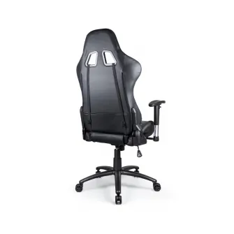 Scaun Gaming Profesional Dr.Shield Solar X, Iluminare RGB, King Size, Cadru Otel, Piele Sintetica - Negru/Negru