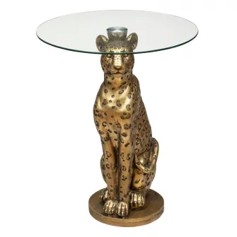 Masa pentru cafea WILD LEOPARD 59.50x32x48cm