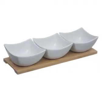 Platou BAMBOU WHITE
