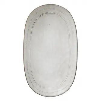 Platou  FLOWER GRIS 30X18