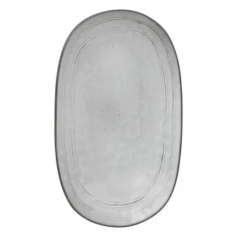 Platou FLOWER GRIS 37X21