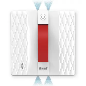 Robot curatare geamuri iHunt Window 5 SUPREME 4X Spray, 72 W, 3400 Pa, Telecomanda, Aplicatie Smart, Alb