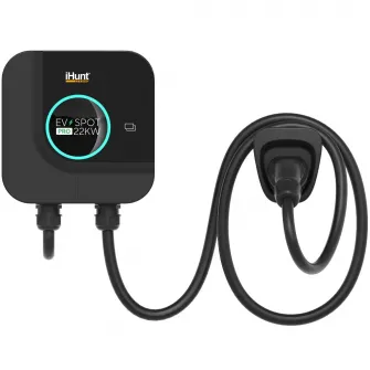 Statie de incarcare cu monetizare iHunt EV PRO 3.5 - 22 kW putere reglabila, AC, Type 2