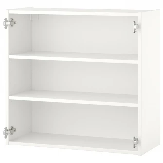 IKEA ENHET Corp suspendat cu 2 polite, alb, 80x30x75 cm