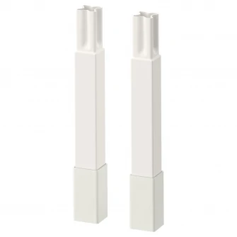 IKEA ENHET Picioare pentru cadru, alb, 12.5 cm