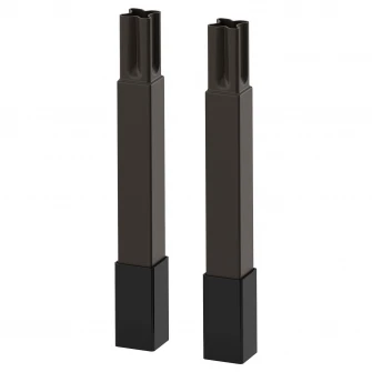 IKEA ENHET Picioare pentru cadru, antracit, 12.5 cm