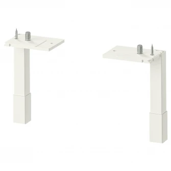 IKEA ENHET Picioare pentru corp, alb, 12.5 cm