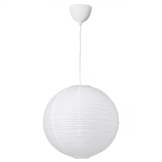 IKEA GULLSUDARE / HAVSDJUP Lustra, alb, 45 cm