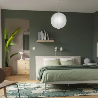 IKEA GULLSUDARE / HAVSDJUP Lustra, alb, 45 cm