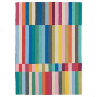IKEA HALVED Covor, tesatura plata, manual multicolor