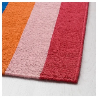 IKEA HALVED Covor, tesatura plata, manual multicolor