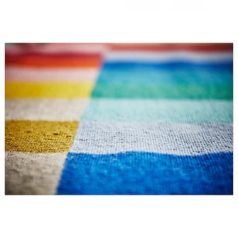 IKEA HALVED Covor, tesatura plata, manual multicolor