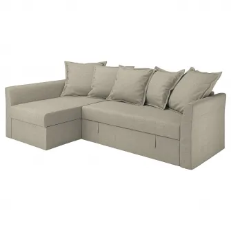 IKEA HOLMSUND Coltar extensibil, Borgunda bej