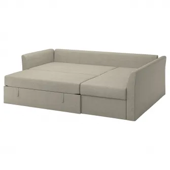 IKEA HOLMSUND Coltar extensibil, Borgunda bej