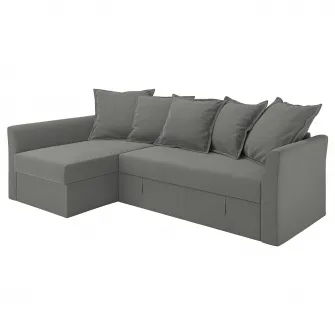 IKEA HOLMSUND Coltar extensibil, Borgunda gri inchis