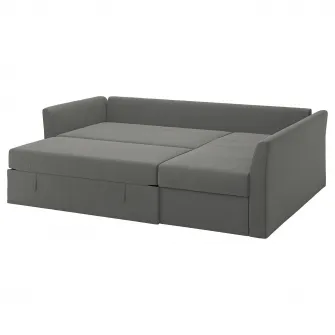 IKEA HOLMSUND Coltar extensibil, Borgunda gri inchis