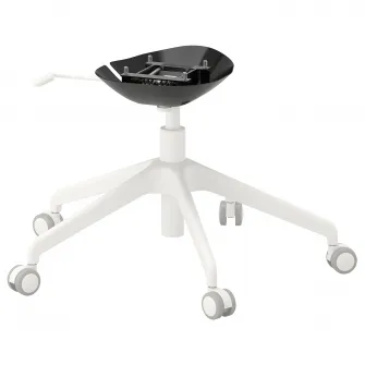 IKEA LANGFJALL Baza stea 5 picioare+rotile, alb