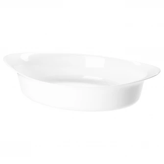 IKEA LÄTTVIKTIG Vas cuptor, alb, 30x19 cm