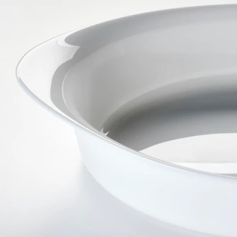 IKEA LÄTTVIKTIG Vas cuptor, alb, 30x19 cm