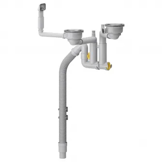 IKEA LILLVIKEN Sifon/sita 2 cuve