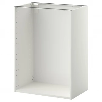 IKEA METOD Cadru corp baza, alb, 60x37x80 cm