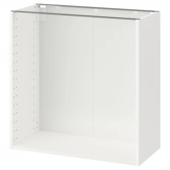 IKEA METOD Cadru corp baza, alb, 80x37x80 cm
