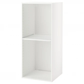 IKEA METOD Cadru corp inalt frigider/cuptor, alb, 60x60x140 cm
