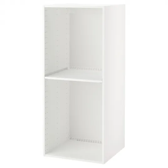 IKEA METOD Cadru corp inalt frigider/cuptor, alb, 60x60x140 cm