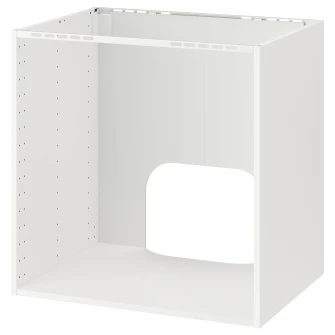 IKEA METOD Corp baza cuptor/chiuveta, alb, 80x60x80 cm