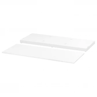IKEA NORDLI Blat+baza, alb, 120x47 cm