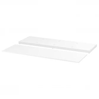 IKEA NORDLI Blat+baza, alb, 160x47 cm